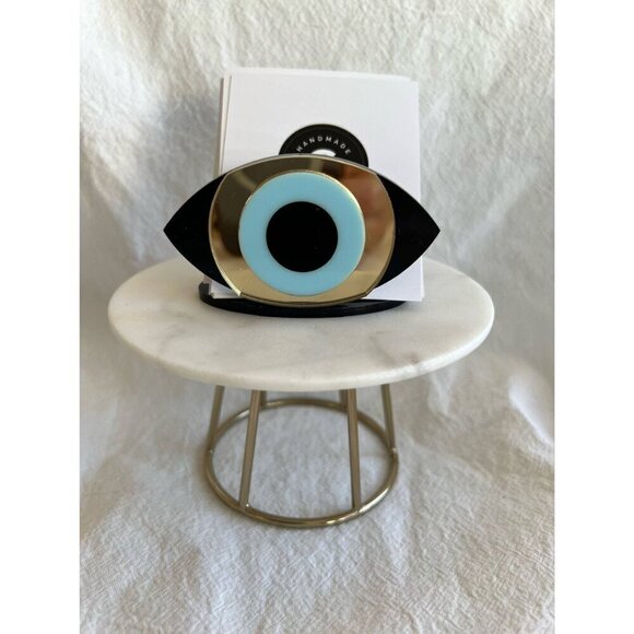 Evil Eye Cards Stand, Business Card Holder, Plexiglass Card - Picture 1 of 10